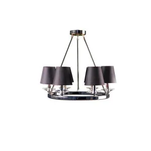Tiara Ceiling Lamp 6 Bulbs - Chrome