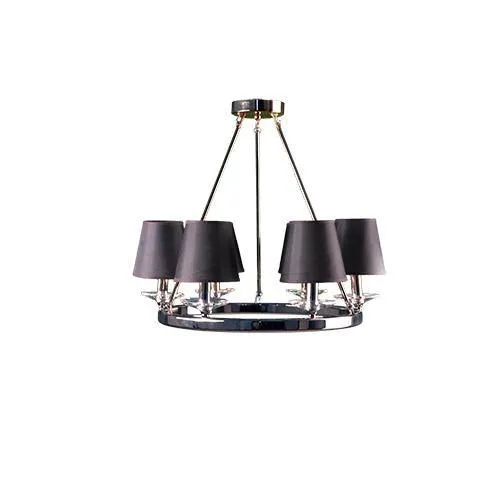 Tiara Ceiling Lamp 6 Bulbs - Chrome