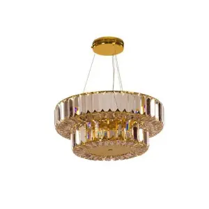 Tiara Ceiling Lamp 8 Bulbs - Gold
