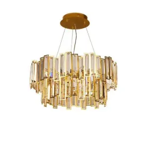 Tiara Ceiling lamp 9 Bulbs - Gold Matt