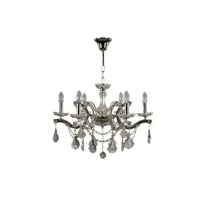 Tiara Chandelier - 6 Bulbs - Chrome - Chrome