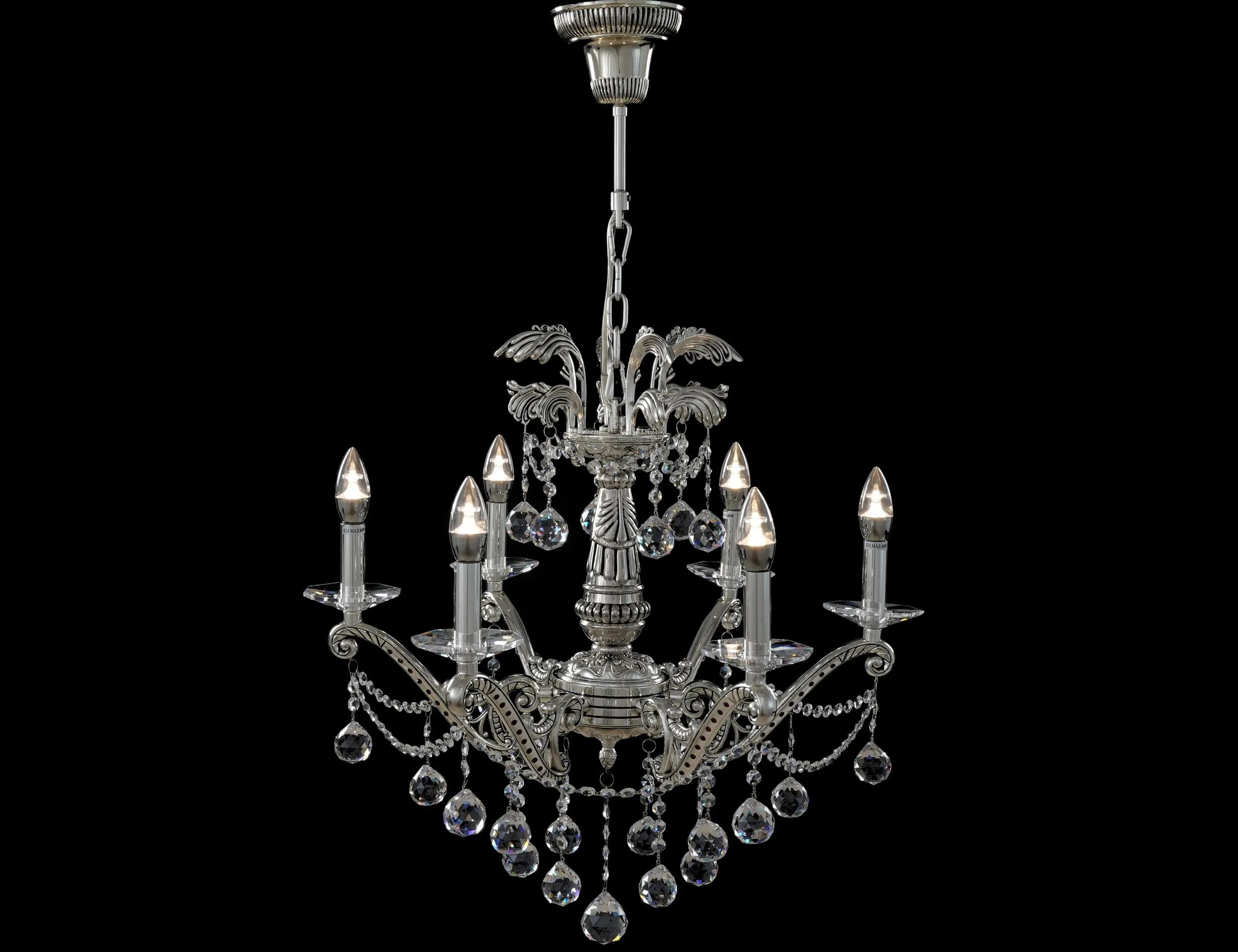 Tiara Chandelier  Chrome