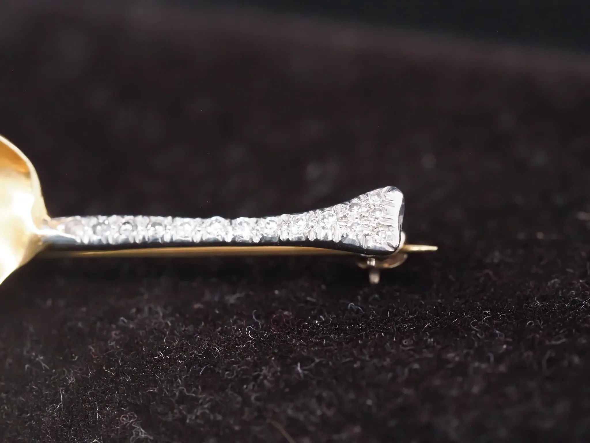 Tiffany & Co. Platinum and 18K Gold Ginko Leaf Brooch Pin