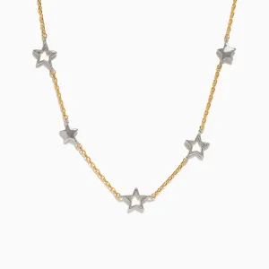 Twinkle Twinkle Two Tone Necklace
