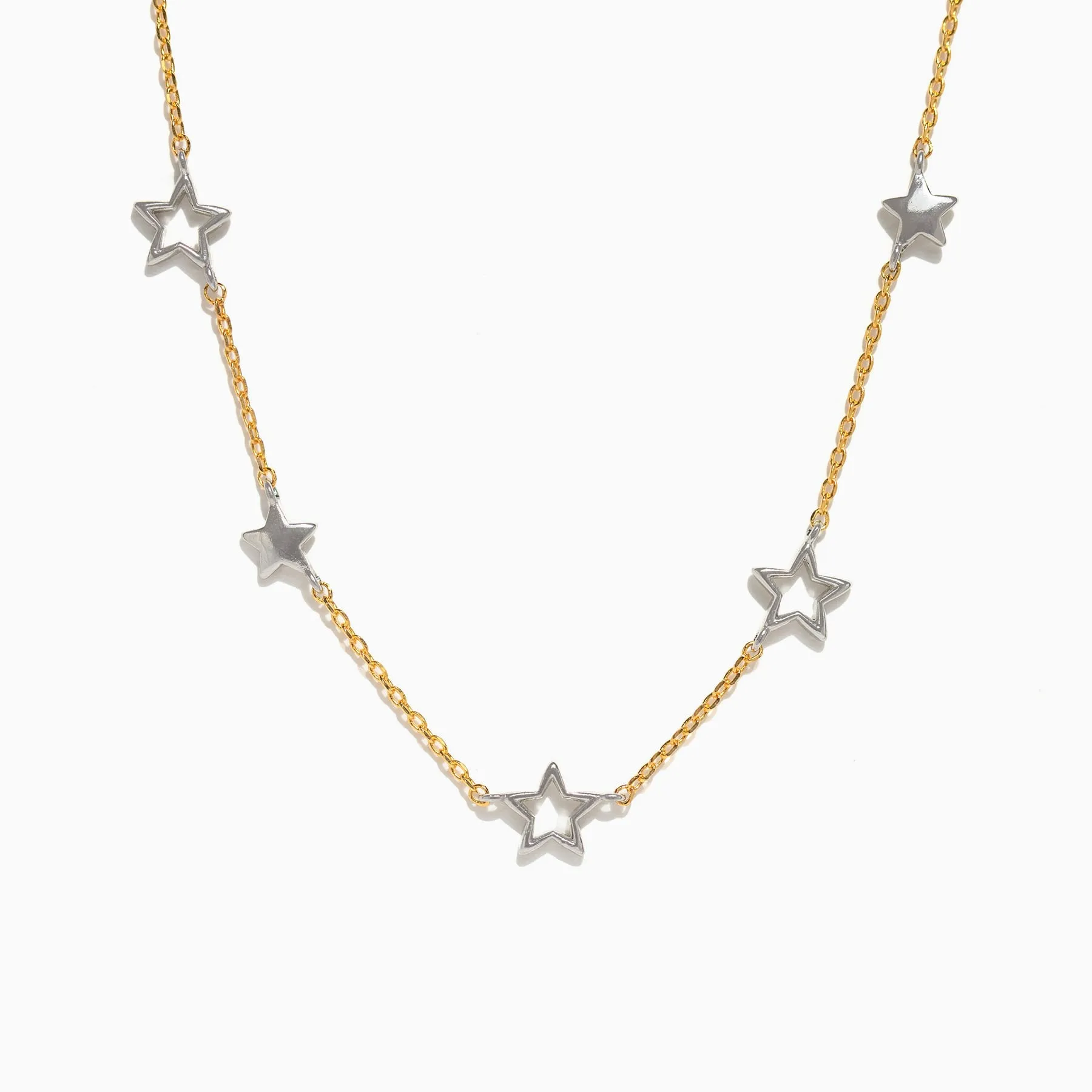 Twinkle Twinkle Two Tone Necklace