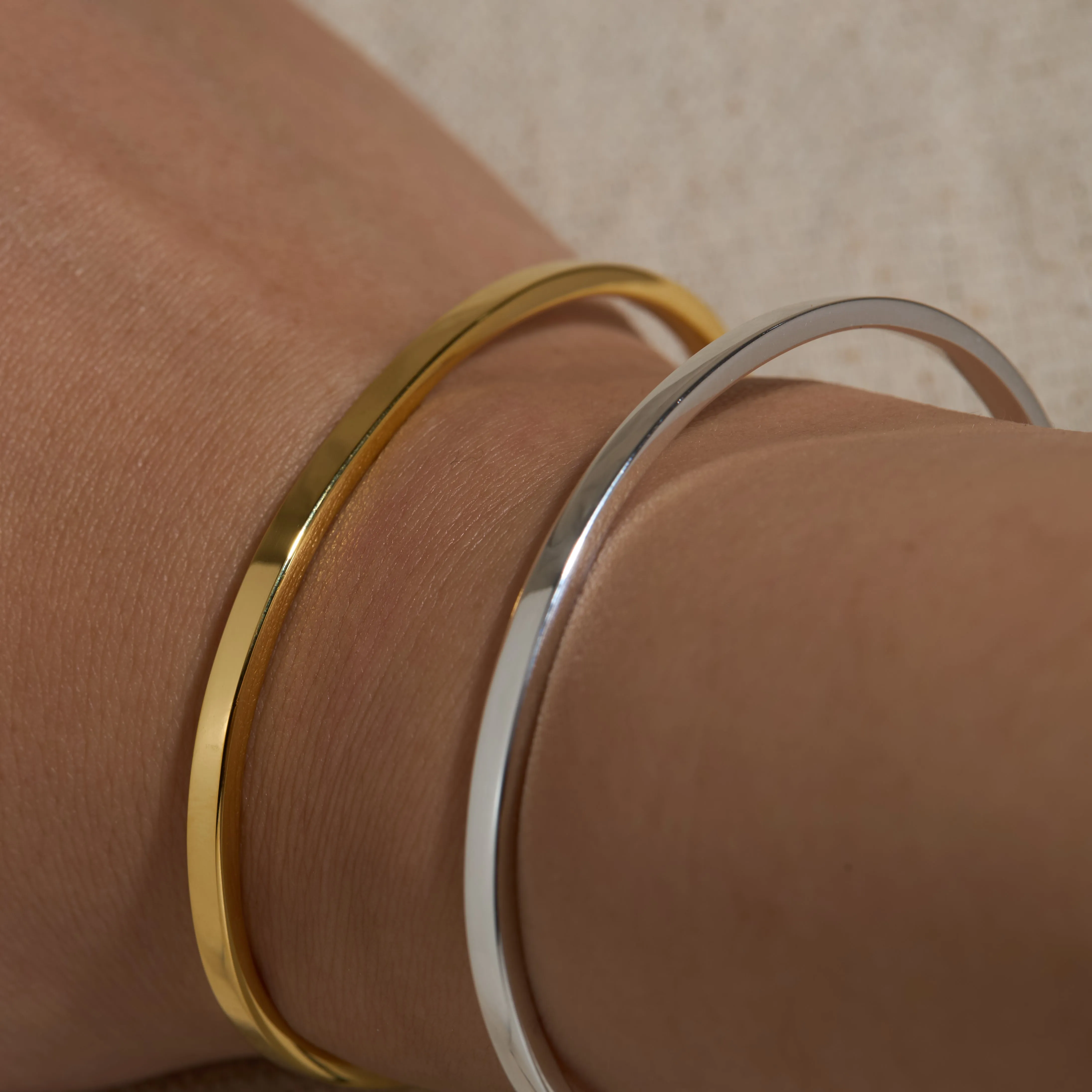 Ultra Slim Gold Cuff