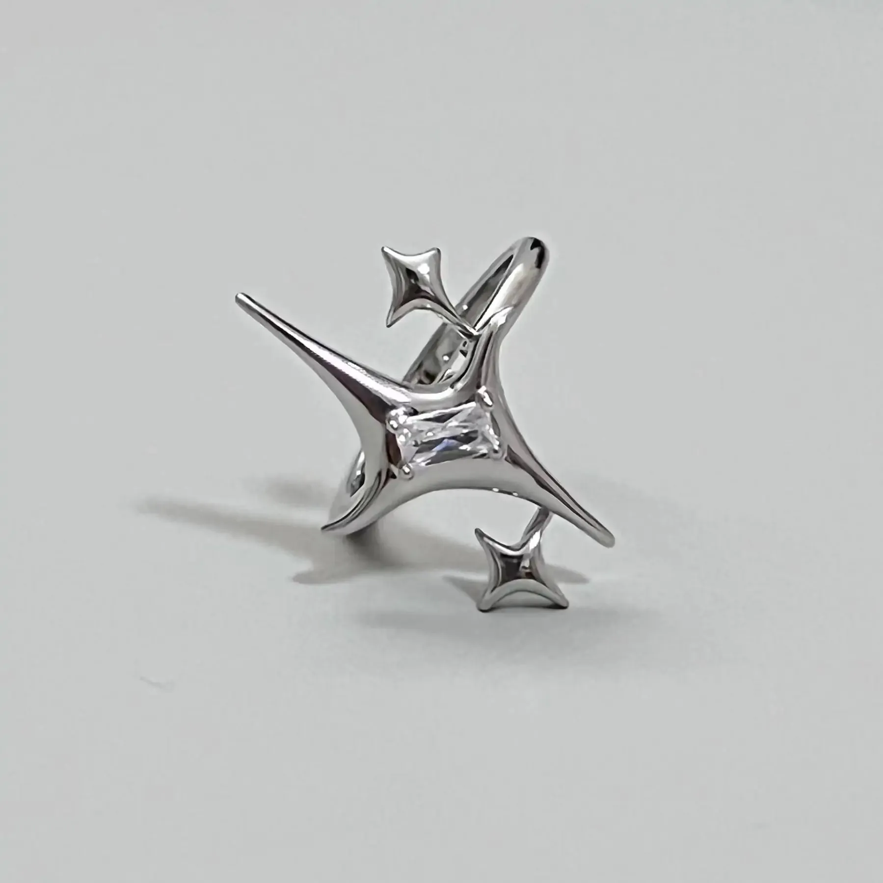 Unique Adjustable Crystal Ring