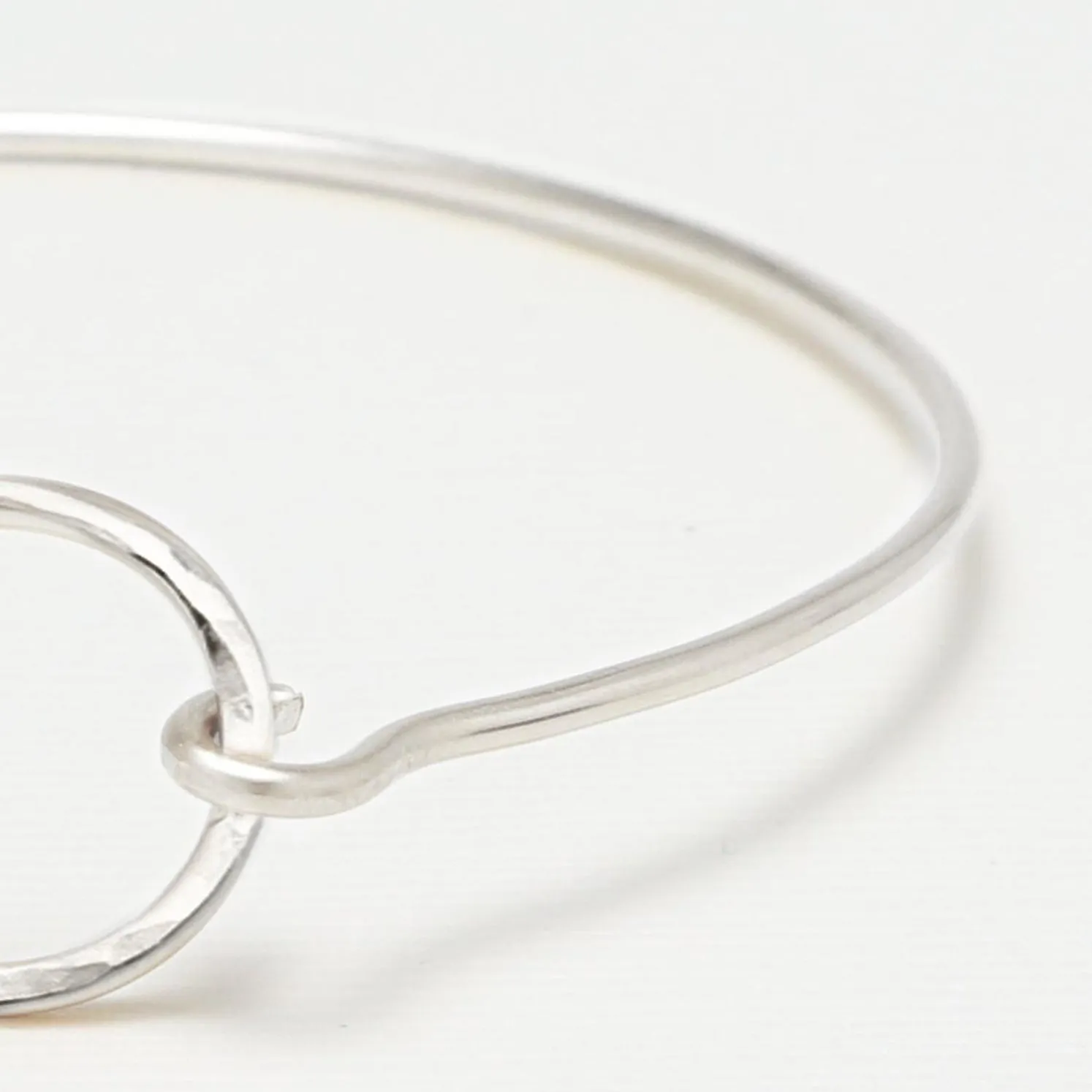 Unity Circle Hammered Bangles
