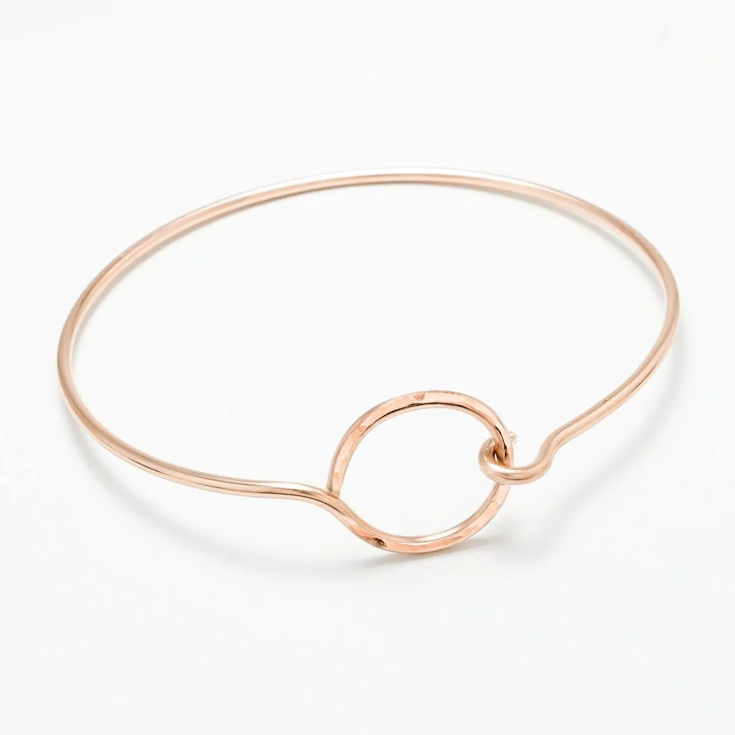 Unity Circle Hammered Bangles