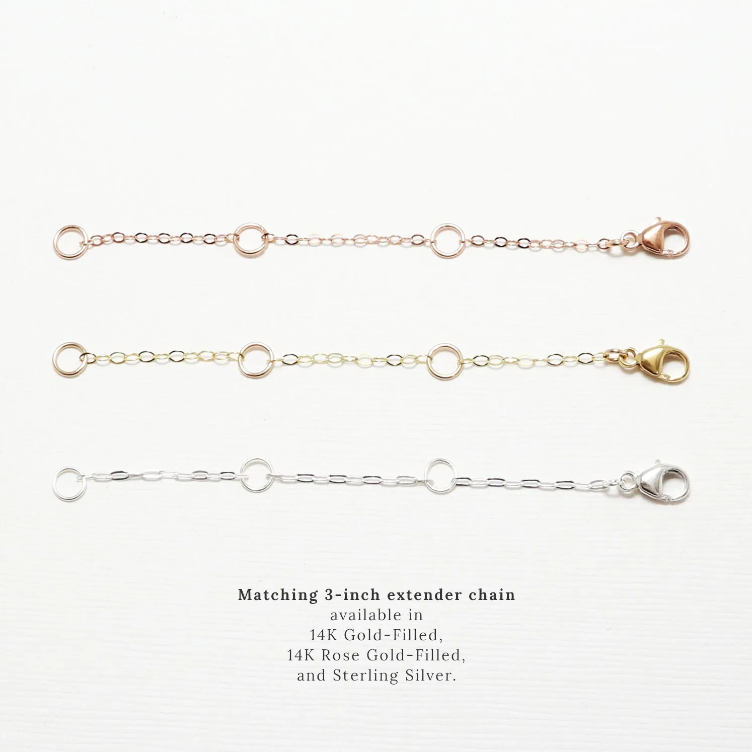 Unity Linked Dainty Circle Sterling Silver Bracelets