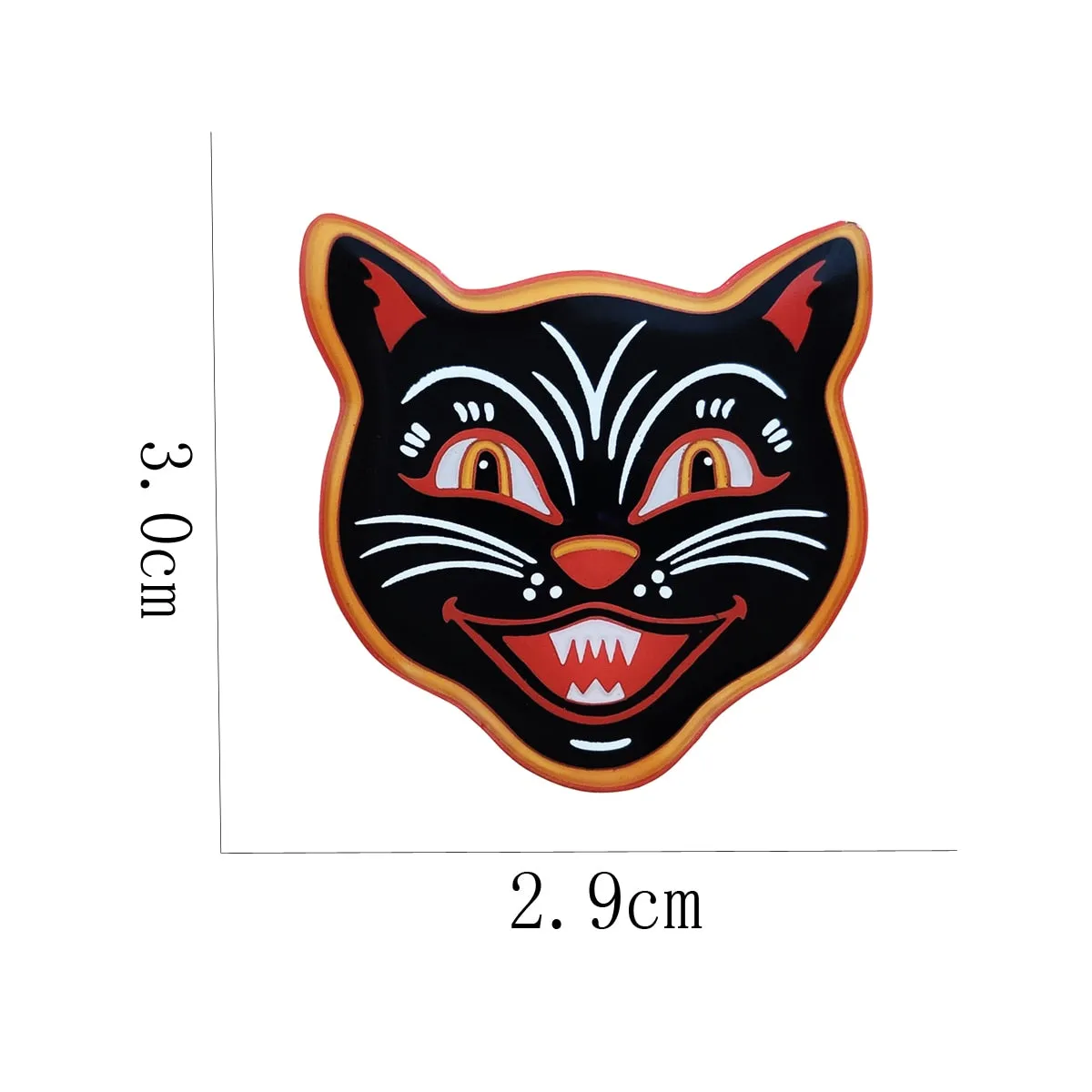 Vintage Black Cat Enamel Pin